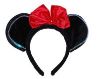 Mini Mouse oren met strikje op hoofdband - thumbnail