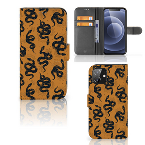 Telefoonhoesje met Pasjes voor iPhone 12 | 12 Pro (6.1") Snakes