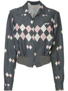 Fake Alpha Vintage veste bomber Rockabilly - Gris