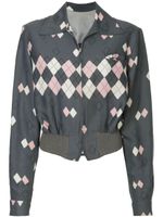 Fake Alpha Vintage veste bomber Rockabilly - Gris - thumbnail