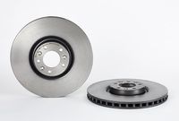 Remschijf COATED DISC LINE BREMBO, Remschijftype: Binnen geventileerd, u.a. für Peugeot, Citroën - thumbnail