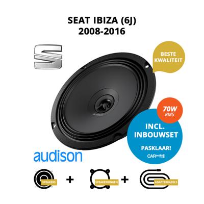 Premium speakers voor Seat Ibiza 2008-2016 (6J) - Voordeuren/achterdeuren Premium speakers voor Seat Ibiza 2008-2016 (6J) - Voordeuren/achterdeuren