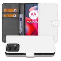 Book Case Hoesje voor Motorola Moto G24 | G04 | G24 Power Wit met Pasjeshouder - thumbnail