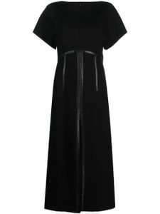 Dorothee Schumacher robe longue à plis creux - Noir