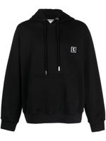 Wooyoungmi hoodie en coton à logo imprimé - Noir