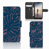 Huawei P20 Lite Hoesje Palm Leaves - thumbnail