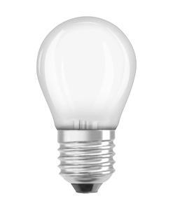 OSRAM 4058075435124 LED-lamp Energielabel E (A - G) E27 Peer 4 W = 40 W Koudwit (Ø x l) 45 mm x 77 mm 1 stuk(s)