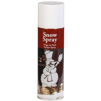 1x Sneeuwsprays/sneeuw spuitbussen 300 ml - Decoratiesneeuw 1x Sneeuwsprays/sneeuw spuitbussen 300 ml - Decoratiesneeuw