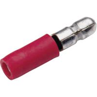 Cimco 180300 Ronde connector 0.50 mm² 1 mm² Stift-Ø: 4 mm Deels geïsoleerd Rood 1 stuk(s) - thumbnail