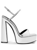 Giuseppe Zanotti sandales Sylvy 145 mm en cuir - Argent