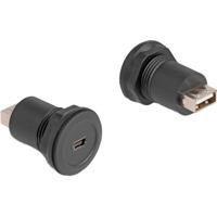 DeLOCK DeLOCK USB 2.0 Type Mini-B naar USB 2.0 Type-A inbouwstek - thumbnail