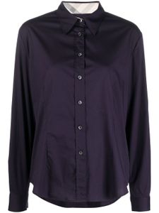 Burberry Pre-Owned chemise à boutonnière (2010) - Violet