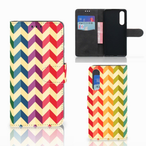 Huawei P30 Telefoon Hoesje Zigzag Multi Color