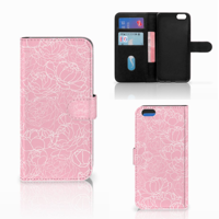 Apple iPhone 6 Plus | 6s Plus Hoesje White Flowers