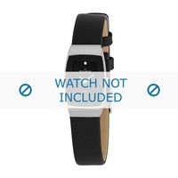 Horlogeband Skagen 271SSLB Leder Zwart 12mm - thumbnail