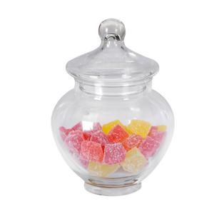 Snoeppot/voorraadpot Sweets - 2200 ml - glas - met luchtdichte deksel - D14 x H19 cm