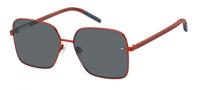 Tommy Hilfiger zonnebril 0007/S cat.3 nylon/staal rood/grijs