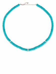 Mateo collier en or 14ct à turquoise et diamants