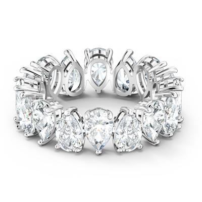 Swarovski 5572827 Ring Vittore Pear zilverkleurig-wit Maat 50 Swarovski 5572827 Ring Vittore Pear zilverkleurig-wit Maat 50