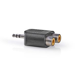 Nedis 3,5 Mm Minijack Mannelijk - 2x RCA Vrouwelijk Adapter