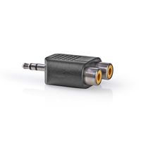 Nedis 3,5 Mm Minijack Mannelijk - 2x RCA Vrouwelijk Adapter - thumbnail