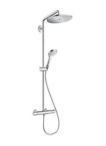 Hansgrohe Croma Select S opbouw regendouche met thermostaat en 28cm hoofddouche chroom