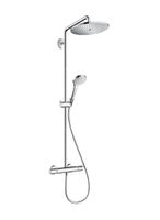 Hansgrohe Croma Select S opbouw regendouche met thermostaat en 28cm hoofddouche chroom - thumbnail