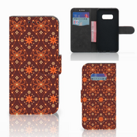 Samsung Galaxy S10e Telefoon Hoesje Batik Brown - thumbnail