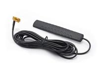 Caliber Car Radio Antenne voor Autoradio DAB+ - 3m kabel - ruitmontage - Zwart - SMA Male Plug