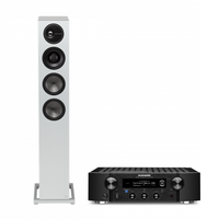 Marantz PM7000N High-end Stereo versterker + Definitive Technology Demand series D15 speakers - 2 stuks - Wit - thumbnail