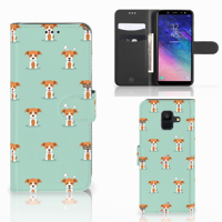 Samsung Galaxy A6 2018 Telefoonhoesje met Pasjes Pups