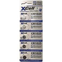 XCell Knoopcel CR1025 (voor veel verschillende kleine apparaten, lange levensduur, lage zelfontlading) 148255