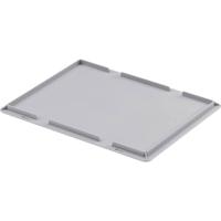ALUTEC Supporto per coperchio per cassette di plastica (dimensioni 400x300 mm, per la chiusura di cassette da trasporto, in plastica di alta qualità) 05080