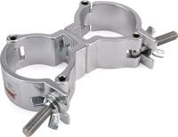 Riggatec Dubbele klem - Swivel Coupler licht zilver tot 100 kg (48-51mm)