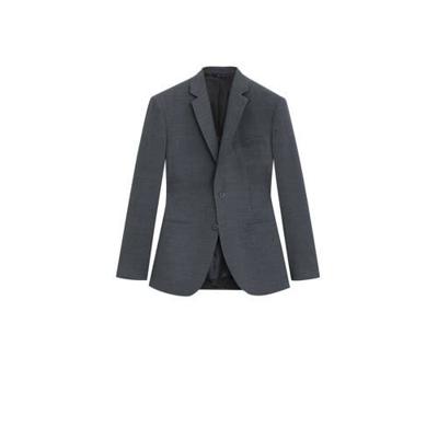 Mango Man slim fit colbert met wol grijs Mango Man slim fit colbert met wol grijs