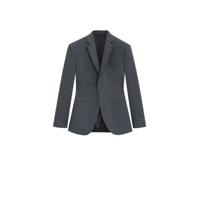 Mango Man slim fit colbert met wol grijs