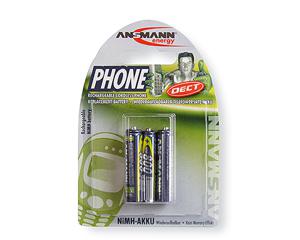 Ansmann DECT maxE HR03 Oplaadbare AAA batterij (potlood) NiMH 800 mAh 1.2 V 3 stuk(s)