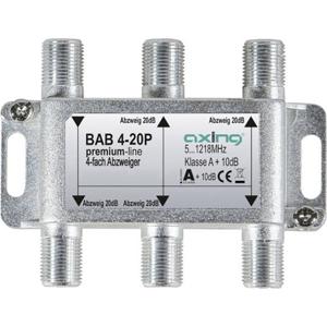 Axing BAB 4-20P Kabel-TV lasdoos 4-voudig 5 - 1218 MHz