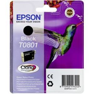 Epson Hummingbird Singlepack Black T0801 Claria Photographic Ink