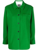 A.P.C. surchemise en laine mélangée - Vert - thumbnail