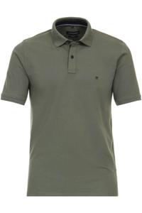 Casa Moda Casual Fit Polo shirt Korte mouw donkergroen