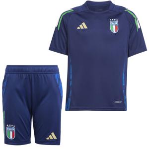 adidas Italië Trainingsset 2024-2026 Kids Donkerblauw Blauw Goud