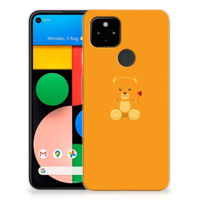 Google Pixel 4a 5G Telefoonhoesje met Naam Baby Beer Google Pixel 4a 5G Telefoonhoesje met Naam Baby Beer