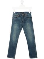 Ralph Lauren Kids jean droit à taille mi-haute - Bleu