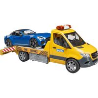 Mercedes Benz Sprinter Auto transport en roadster Modelvoertuig - thumbnail