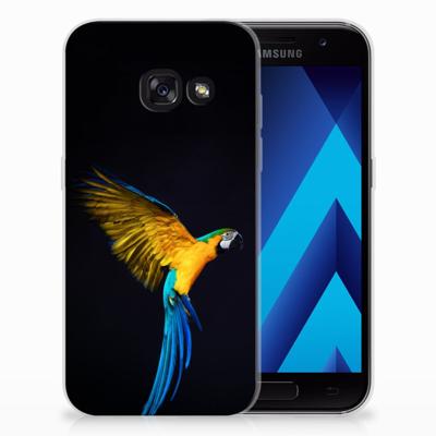 Samsung Galaxy A3 2017 TPU Hoesje Papegaai