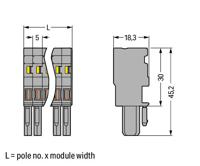 769-102  - Terminal strip 2-p 769-102