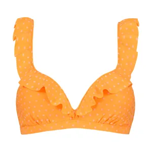 Beachlife ruffle bikini top dames