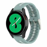 By Qubix - Dot Pattern bandje - Groenblauw - Compatible met Xiaomi Redmi Watch 5 Active/Redmi Watch 5 Lite - Compatible Xiaomi bandje