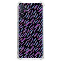 OPPO A16 | A16s | A54s Doorzichtige Silicone Hoesje Feathers Color